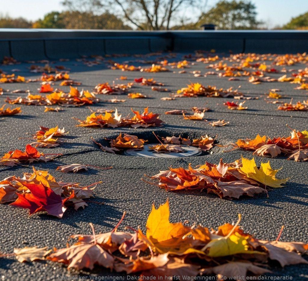 Dakschade In Herfst Wageningen